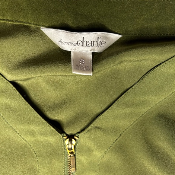 Charming Charlie’s green dress - Picture 2 of 3